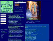 Tablet Screenshot of catholicsinglesministry.org